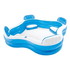 Бассейн надувной INTEX Swim Center Family Lounge Pool Blue Water 56475
