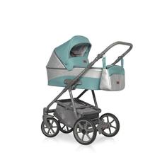 Коляска 2 в 1 Riko Basic Colin 06 серый-бирюзовый