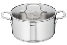 Кастрюля с крышкой TEFAL Virtuoso E4924674, 5,2 л