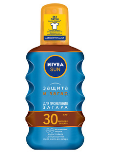 Масло для загара Nivea Sun Защита и загар SPF30, 200 мл