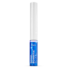 Мерцающая подводка для глаз 7DAYS SHINE, BOMBITA! / 601 Blue, 4,8 мл