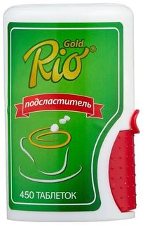 Заменитель сахара Rio Gold таблетки 450шт