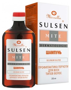 Шампунь Mirrolla Sulsen Mite 250 мл