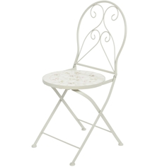Стул для дачи Kaemingk Римское патио 841150 white 51х38х93 см