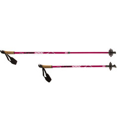 Палки д/скандинавской ходьбы Larsen Tracker 90-135см бордовый