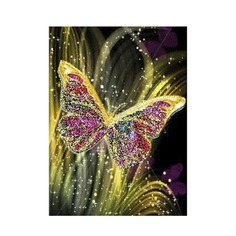 Алмазная мозаика, 30*40 см, GD75013 Бабочка Дамское счастье