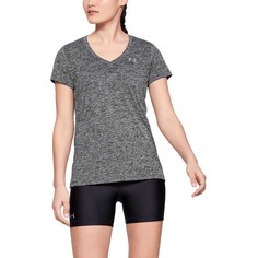 Футболка женская Under Armour Tech Twist V-Neck SS черная S/M