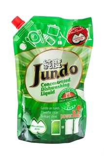 Гель Jundo Green tea with Mint эко для мытья посуды и детских принадлежностей 800 мл