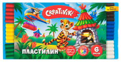 Пластилин "Creativiki", 6 цветов