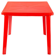 Стол для дачи Стандарт Пластик СТПЛГР.79245 red 80x80x71 см