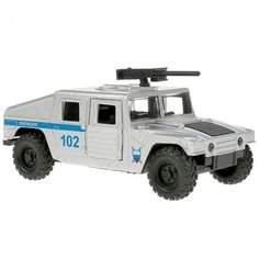 Модель машины Технопарк Hummer H1, Полиция, инерционная НUМVЕ-12РОL-SR