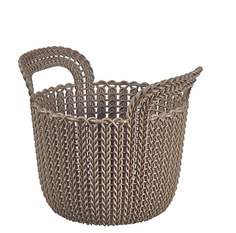 Корзина для белья Curver Knit xs 3 л темно-коричневая