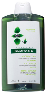 Шампунь Klorane Oily Prone Hair С экстрактом крапивы для жирных волос 400 мл