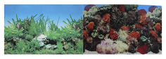 Фон для аквариума Prime Кораллы/Растительный, винил, 100x50 см P.R.I.M.E.