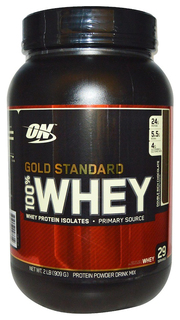 Протеин Optimum Nutrition 100% Whey Gold Standard, 908 г, double rich chocolate