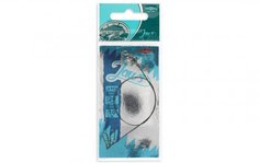 Поводок вольфрамовый Mikado Jaws Medium 25 см/15 кг, 2 шт.