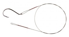 Поводок Mikado X-Plode стальной (2 шт.) с крючком №1/0 10 кг / 30 см. уп.=2 шт.