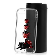 Чехол для Apple iPhone 7 / 8 / SE 2020 КRUЧЕ Print Котенок в чашке