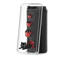 Чехол для Samsung Galaxy A80 КRUЧЕ Print Котенок в чашке
