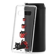Чехол для Samsung Galaxy S10 КRUЧЕ Print Котенок в чашке