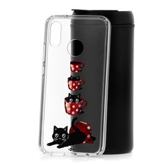 Чехол для Huawei P20 Lite / Nova 3e КRUЧЕ Print Котенок в чашке