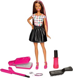 Кукла Barbie Брюнетка Кудри DWK50