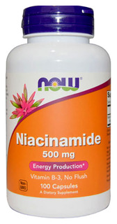 Витамин B NOW Niacinamide 100 капс.