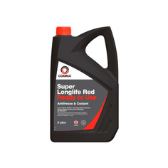 Антифриз Comma SUPER LONGLIFE (G12+) красный раствор охлаждающей жидкости SLC5L, 5 л