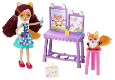 Mattel Enchantimals GBX03 Кукла со зверушкой и тематическим набором