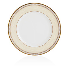 Тарелка закусочная Noritake "Трефолио,золотой кант" 22см