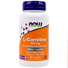 L-Carnitine NOW 250 мг капсулы 60 шт.
