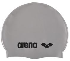 Шапочка для плавания Arena Classic Silicone Jr 51 silver/black