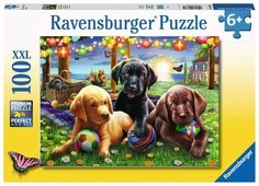 Пазлы Ravensburger Пикник щенят, 200 элементов