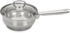 Ковш с крышкой OLIVIA 16х7.5см 1.4л Attribute Steel