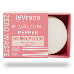 Твердый шампунь Levrana Pepper «Активатор роста», 50 г