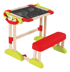 Парта с двусторонней доской для рисования, 64*60*58 см, 1/2 Smoby