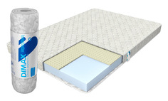 Матрас ортопедический беспружинный DIMAX Практик Чип Ролл 10 латекс 90х170