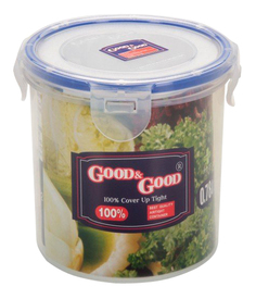 Пластиковый контейнер для продуктов с зажимом 0,78 л Good&Good