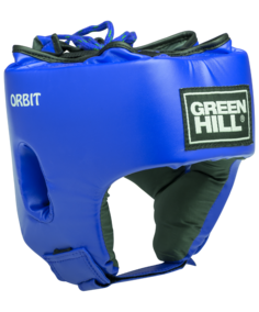 Шлем Green Hill открытый ORBIT, HGO-4030, детский, кожзам, синий (M)