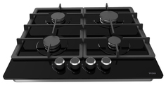 Встраиваемая варочная панель газовая Haier HHX-G64CNB Black