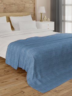 Простыня махровая жаккардовая 190x220 см, синий LUCKY 8448 D000185