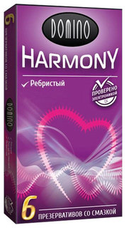 Презервативы Domino Harmony ребристые 6 шт.