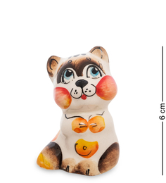 Фигурка "Кот-Сиамский" цв.(Гжельский фарфор) Art East