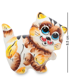 Фигурка "Кот-Пушистик" цв.(Гжельский фарфор) Art East