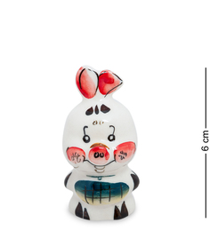 Фигурка "Пятачок" бол. цв. (Гжельский фарфор) Art East