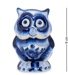Фигурка "Сова" ср. (Гжельский фарфор) Art East