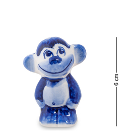 Фигурка "Обезьянка Вова" (Гжельский фарфор) Art East