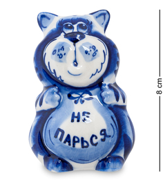 Фигурка "Кот-Мойша" (Гжельский фарфор) Art East
