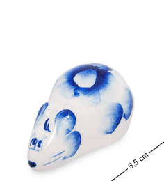 Фигурка "Мышка-норушка" мал. (Гжельский фарфор) Art East