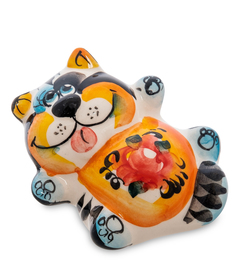 Фигурка "Кот-Дурак" цв.(Гжельский фарфор) Art East